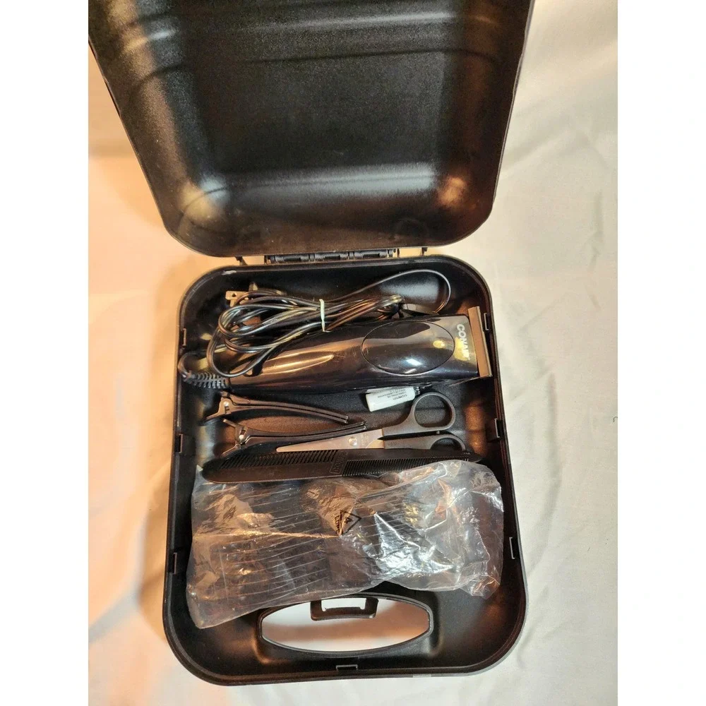 Conair Corded Hair Clipper Kit 15 Piece Home Haircutting Set with Hard CaseBlack